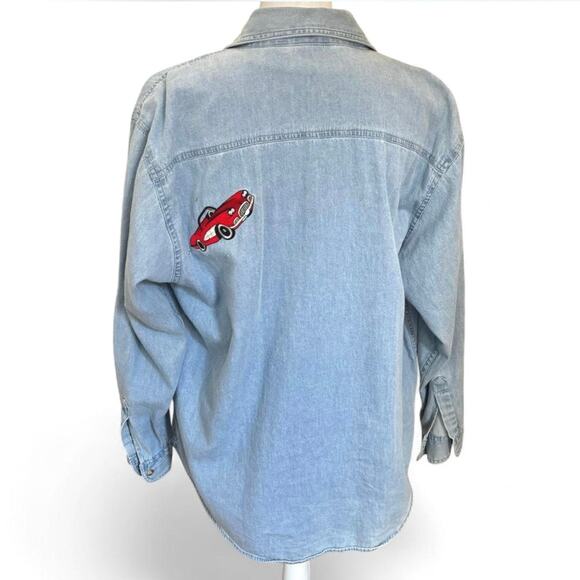 Las Olas Vintage Racing Car Shirt Set Size M/L - Picture 4 of 11